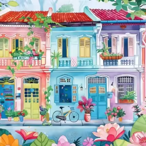 Paper Adult Jigsaw Puzzle 1000 Pieces Puzzle Toys Landscape Animation Puzzle Decorative Painting Exe