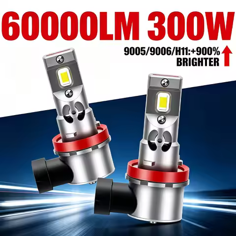 H11 H8 H9 LED Headlight Bulbs 6000K Spotlight Turbo Fan Automobile Lamp 9005 HB3 9006 HB4 Hi/Lo Beam