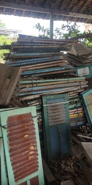 jendela krepyak kayu jati asli kuno