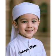 4-Tier Permanent Imamah Cap | Permanent Imamah Cap for Children | Imamah Cap for Boys | INSTANT Imam