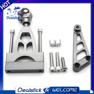 【Dealslick】Aluminum Steering Damper Mounting Bracket Kits Replacement Parts for CB400 VTEC CB400SF 1999-2015