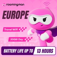 (5G) Roamingman Europe , UAE - 20GB/Day | Daily Usage | Rental Pocket Wifi