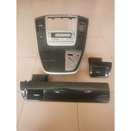 TOYOTA ALPHARD ANH10 MNH10 *PFL MARBLE* AIRCOND CONTROL PANEL & AIRCOND VENT SET