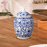 Abbraccia Ceramic Ginger Jar Vase Traditional Decorative Asian Ginger Jar for Weddings
