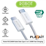 Robot Data Cable RCC240W Type C to C 240W Fast Charging