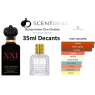 💯 Original Clive Christian Blonde Amber 35 ml Decant / Repacked- 3ml / 5ml Decant / Travel Spray Per
