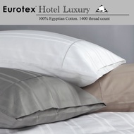Eurotex Hotel Luxury, 1400 Thread Count, 100% Egyptian Cotton™, Pillow / Bolster Case, Continental