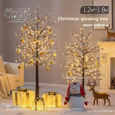 Christmas decoration Christmas tree Christmas decoration lights tree Home shopping mall Hotel window