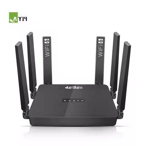 AY14 -5G 4G LTE Cellular Router Wifi 6 Routers With SIM Card Slot Support 32 User Wireless Wifi-Rout