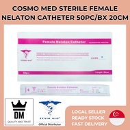 【SG Ready Stock】Cosmo Med Sterile Female Nelaton Catheter 50pc/bx 20cm