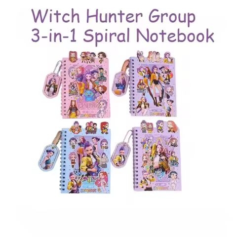 K-POP Devil Hunter DIY Diary Material 3-in-1 Coil Notebook Stickers Phone Case Decorative Stickers S