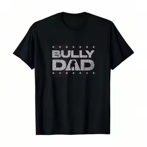 Bully Dog American Bulldog American Bully Printed T-Shirt, Men's Printed T-Shirt 220g_,Breathable An
