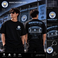 Short Sleeve T-Shirt, Zipper Hoodie Jumper + Mesh Hat MANCHESTER CITY ETIHAD STADIUM Premium Combed 
