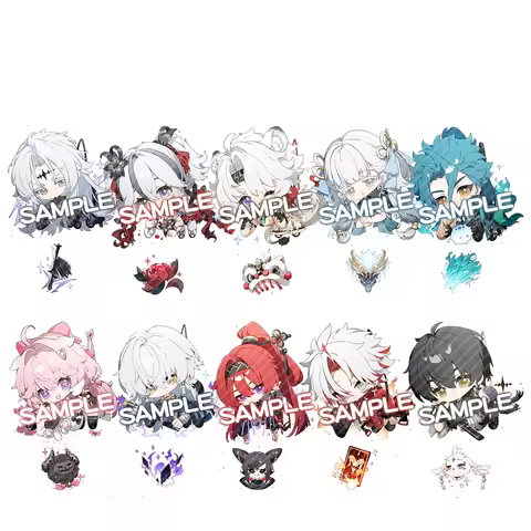 Game Wuthering Waves Keychain Jinhsi Jiyan Scar Rover Geshulin Cosplay Costumes Anime Key Chain Keyc