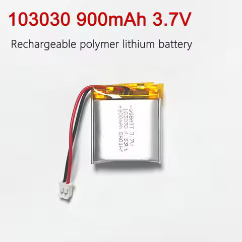 103030 Lithium Battery 3.7V 900mAh Rechargeable Li-Po Polymer Batteries for Headset Bluetooth Headse