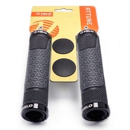 1 Pair VELO Bicycle Bike Grips Cover Non-slip Hard Plastic Black Slicone Bike Grips Cover Road Mount