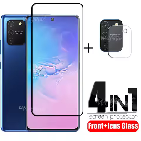 Full Cover Glass For Samsung Galaxy S10 Lite Glass For Samsung S10 Lite Tempered Glass HD Film For S