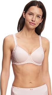 London Women's Minimiser Bra with Underwire, Women's Bra with Minimiser Cut, Optically Smallens the 