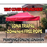 Tent Cover Replacement / BUBONG ONLY/ Rubberize Tolda Trapal Lona