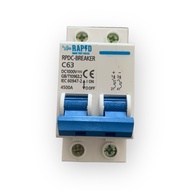 เบรคเกอร์DC 2p 1000v DC MINITURE CIRCUIT BREAKER