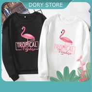 READY STOCK Tropical Blouse Women's Baju Hoodie Travel Lady Perempuan Wanita Hoodie Girl Casual Shir