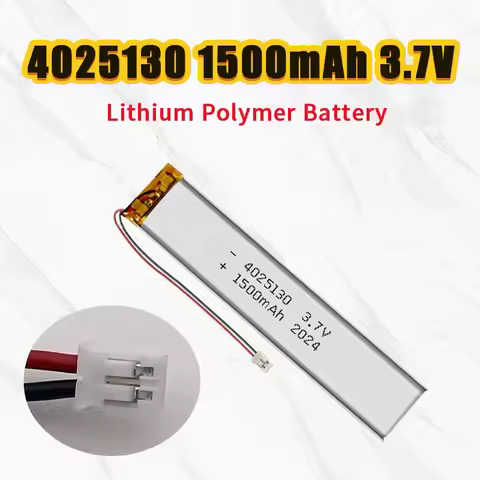 1-10PCS 4025130 1500mAh Battery Lipo 3.7V Lithium Polymer Batteries Ph2.0P For Cabinet Lights Emerge
