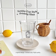 - Make Memory Cafe Glass 400ml by Suka Home | Glass Coffee Juice Juice Dessert cup, unique, cute, be