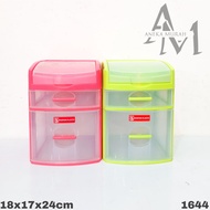 MASPION MINI PLASTIC FANCY BOX STORAGE DRAWER S1-L1 B CS105 (1644)