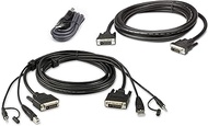 Aten 2L-7D02UDX3 USB DVI-D Dual Link Dual Display Secure KVM Cable Kit, 1.8m