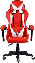 Office Chair Swivel Chair Gaming Chair,Elevating Rotary Armchair Reclining Computer Chair Ergonomics Office Chair,Black Blue (Red White) lofty ambition