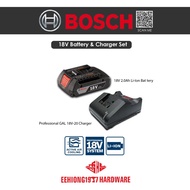 BOSCH GBA 18V 2.0Ah Li-Ion Battery Pack GAL 18V-20 Charger Starter Kit 1 600 A00 1CG 1600A001CG 1600