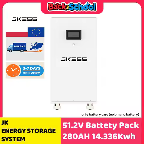 JKESS 15Kwh Battery Kit with Wheels 48V 51.2V LifePO4 280AH 320AH support Victron SMA Deye inverter 