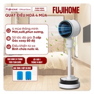 Quạt điều hòa 4 mùa thông minh Fujihome AC707 quạt mát đối lưu sưởi ấm phun sương tạo ẩm lọc không k