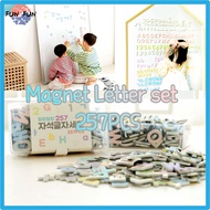 magnetic letter set 257 pcs infant magnet play magnet puzzle
