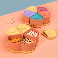 Bekas Raya Kuih Biskut Coklat Snek Kek Food Compartment Storage Tray Biscuit Cake Candy Fruit Snack Set Color Tupperware