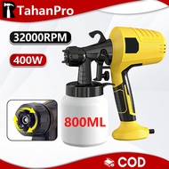 Electric Cordless Spray Gun 800ML Portable Paint Sprayer Household Paint Sprayer Flow Control Woodwo