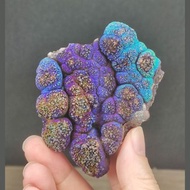 頂級 大佛珠力泥活石(藍紫色) 爺爺級 招財 升運 冥想 改善氣場