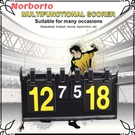 NORBORTO Digital Tabletop Scoreboard, Flip Design Multi-Sport Use Exercise Scoreboard,  4-Digit Wate
