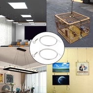 2 Packs Adjustable Picture Hanging Rope Heavy Duty Stainless Steel Wire with Loop and Hook Hold Up t