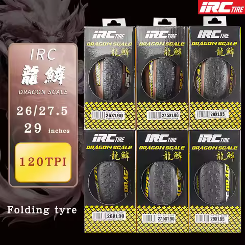 IRC-Ultralight Anti Puncture MTB Bicycle Tire Anti Puncture Tyre Antiskid Off-road Race Foldable Yel