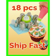 13 Pcs Russian Piping Tips Set, Russian Nozzle, nozzle adpator S-295501