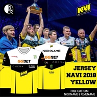 NAVI CS-GO, DOTA 2 2018 YELLOW VERSION GAMING JERSEY