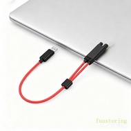 FUN USB C to 3 5mm Sound Cable for Phone USB Type C to 3 5mm Headphone Stereo Cord Car Auxiliary Cab