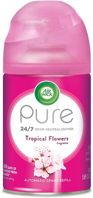 Air Wick Pure Freshmatic Refill Automatic Spray, Tropical Flowers, 5.89oz, Air Freshener, Essential