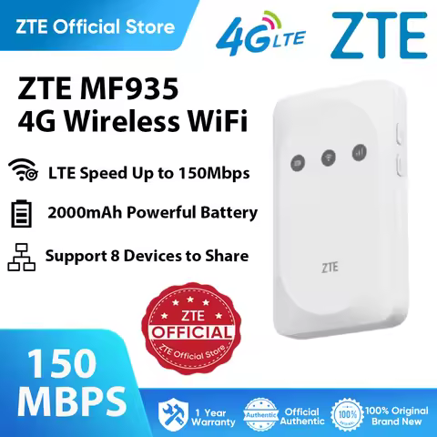 ZTE MF935 Mobile WiFi Hotspot Cat4 150Mbps Modem Mini Outdoor Hotspot 4G LTE Router with Sim Card Sl