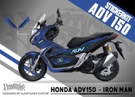 Hugsticker สติ๊กเกอร์ติดรถ สติ๊กเกอร์ ADV 150 ลายไอรอนแมน (IRON MAN)