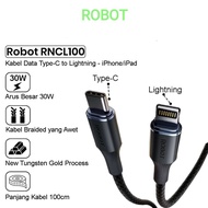 Robot Type C to Lightning 30W RNCL100 Fast Charging 100cm Data Cable