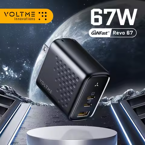 VOLTME USB Charger 67W GaN Charger For Macbook Tablet Fast Charging For iPhone Xiaomi USB Type C PD 