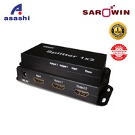 SAROWIN HDSP0102N HDMI Splitter V1.4 4K 3D 10.2Gbps HDMI 1 In 2 Out