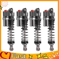 MYA4Pcs Aluminium Alloy 90Mm Absorber Shocks For 1/10 Scale Rc Rock Crawlers  Scx10 D90 Truck